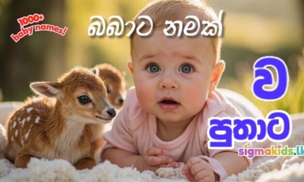 Best 1000+ Sinhala Baby names for Boys |පුතාට නමක් | ව